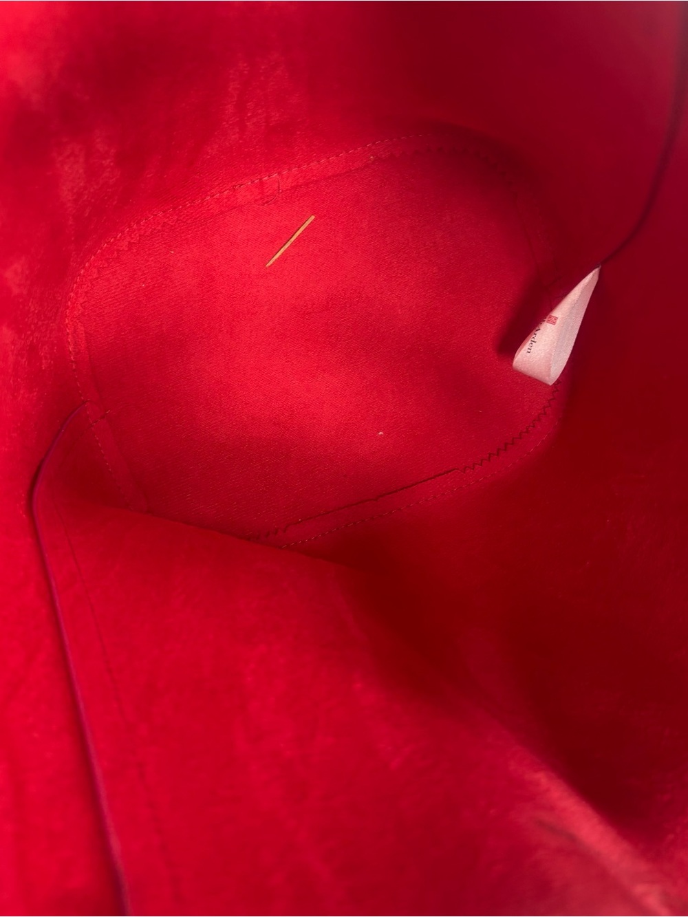 Estee Lauder Red Bucket Shoulder Bag - Picture 9 of 10